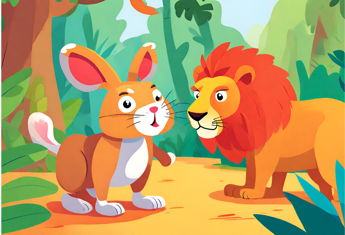 The Clever Rabbit and the Lion