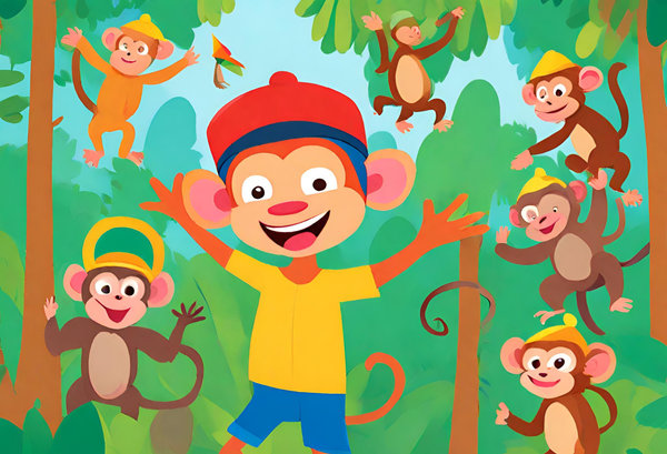 Capseller's Adventure with Mischievous Monkeys